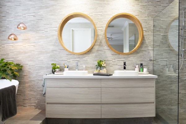 Feature mirrors to soften a room