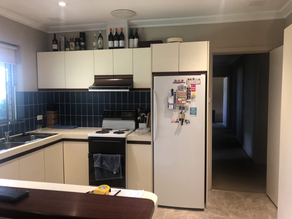 kitchen before renovation