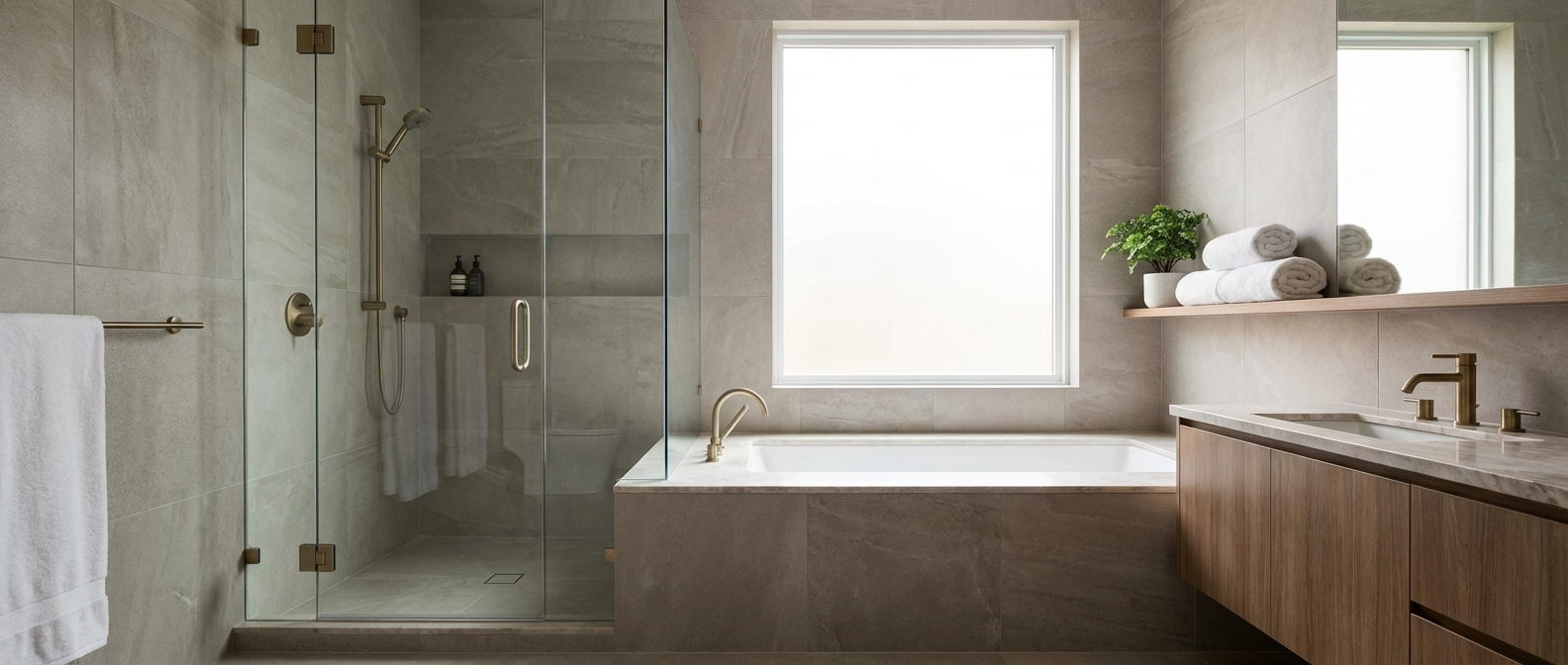 Walk-In Bath Shower Combo: Perth Design, Costs and Renovation Guide | Joyce Kitchens