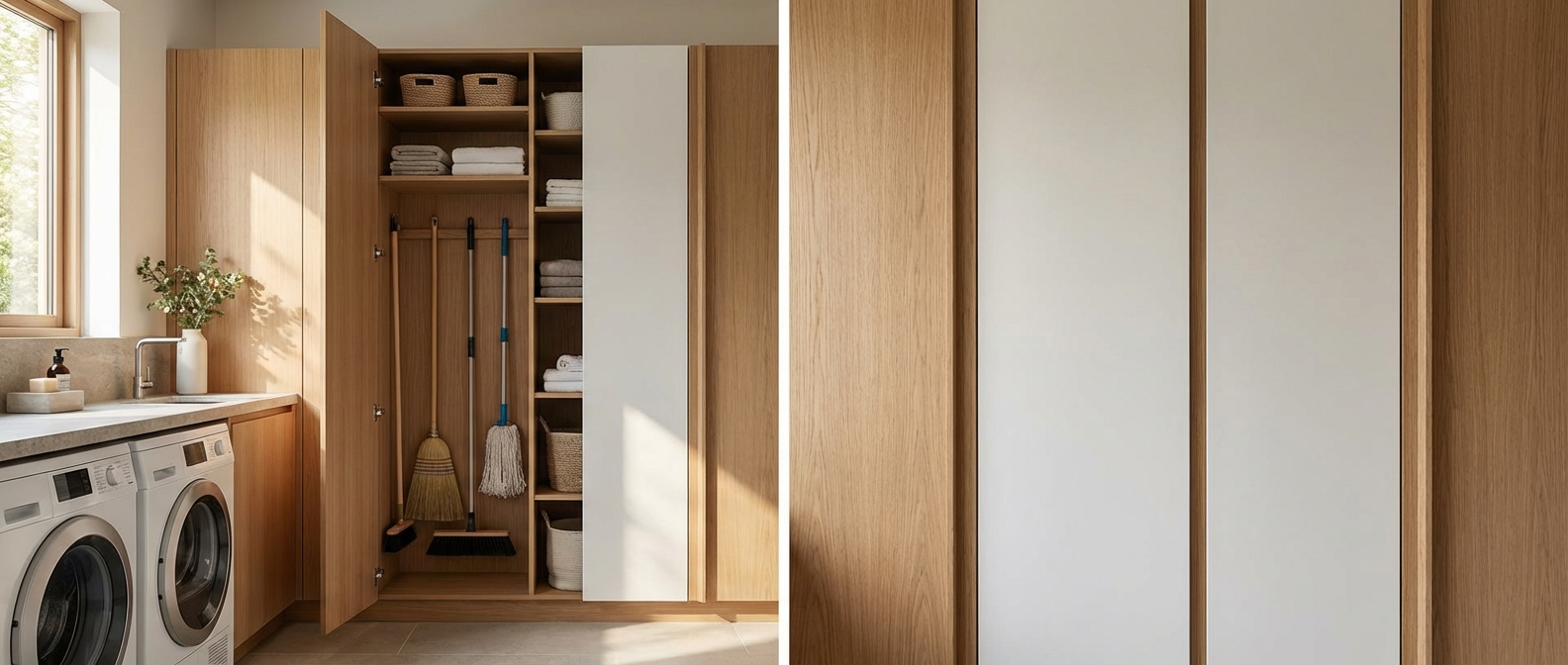 Broom Cupboard Design for Perth, WA Homes: Smart, Slim Storage That Works