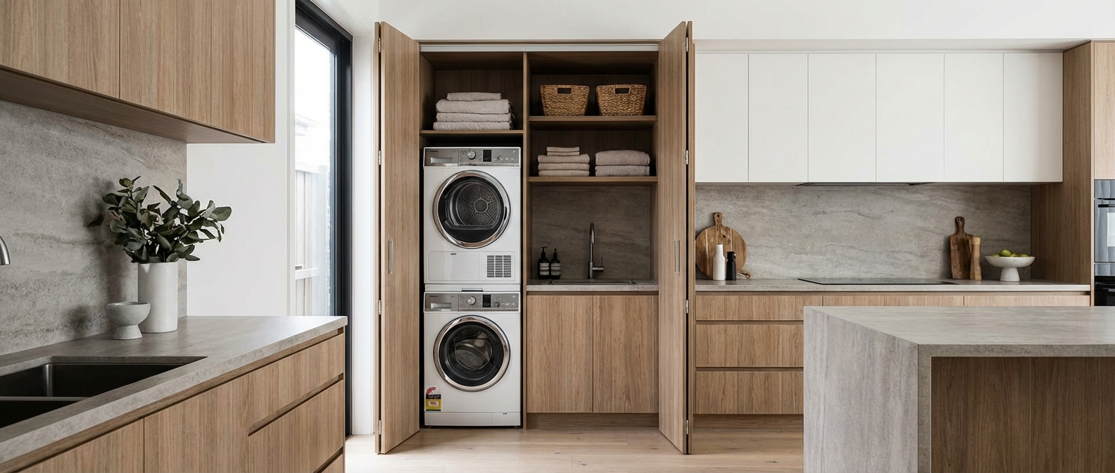 Hidden Laundry Ideas and Designs for Australian Homes | Joyce Kitchens