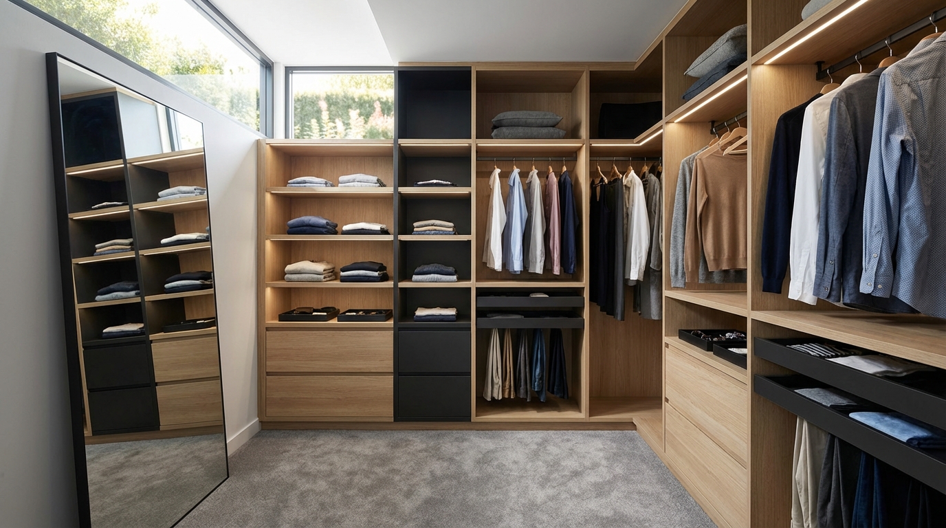 Modern Small Walk In Closet: Smart Designs, Costs and Perth-Made Solutions